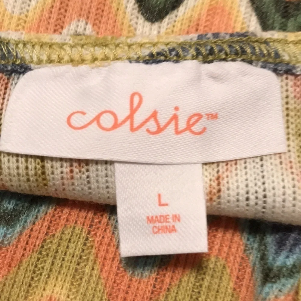 NWT Colsie Chevron Print Tiny Tanks Short Set Loungewear PJs L - Picture 6 of 7
